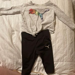 PUMA baby girl outfit set size 3-6 months